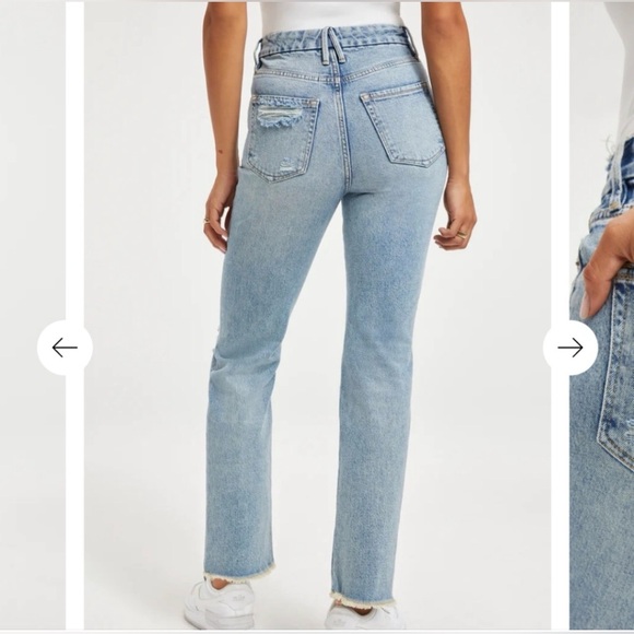 Good American Good Boy Curvy Jean New With Tags - Picture 4 of 10